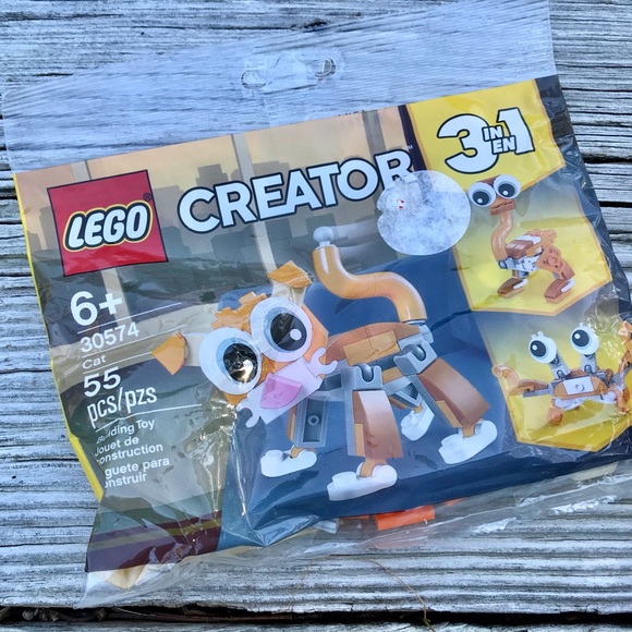 Lot 2 LEGO Creator 30578 K9 30574 Tabby Cat Building Blocks Animal Pets Dog Cats - Picture 2 of 7